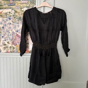 Rebecca Taylor Leopard Print Silk Dress